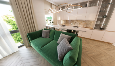 3d render трёхкомнатной квартиры 3D Model