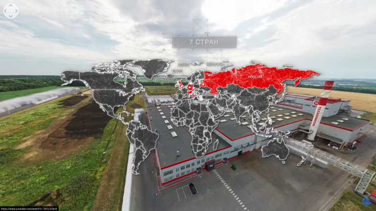 Экскурсия по заводу каменной ваты Технониколь в формате 360