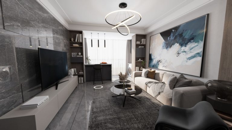 3d render. Апартаменты
