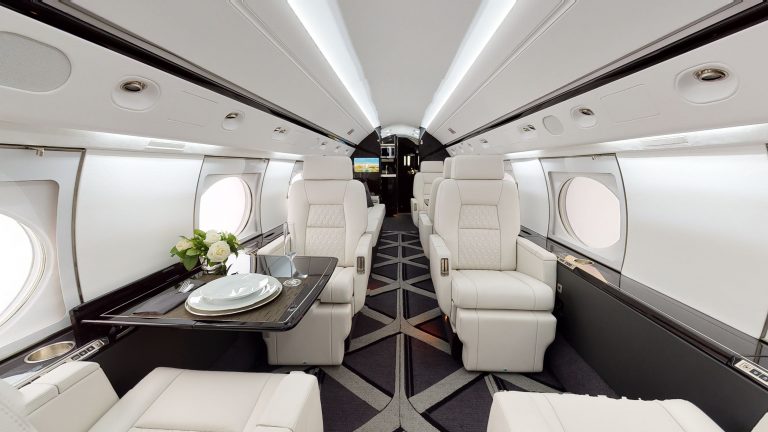 Виртуальный тур по самолету Gulfstream 4
