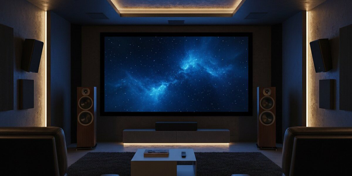 проектор или телевизор домашний кинотеатр акустика — 360space.ru