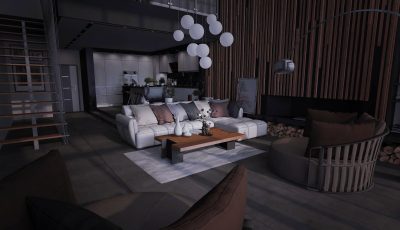 Loft House 3D Model